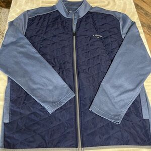 Callaway Men's Blue Quilted Jacket XXL